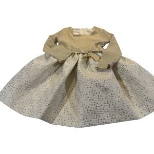 Bonnie Jean Toddler Girl 2T Gold Formal Dress